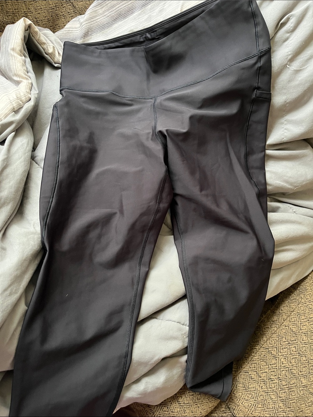 Athleta Black High-Waist Performance Leggings